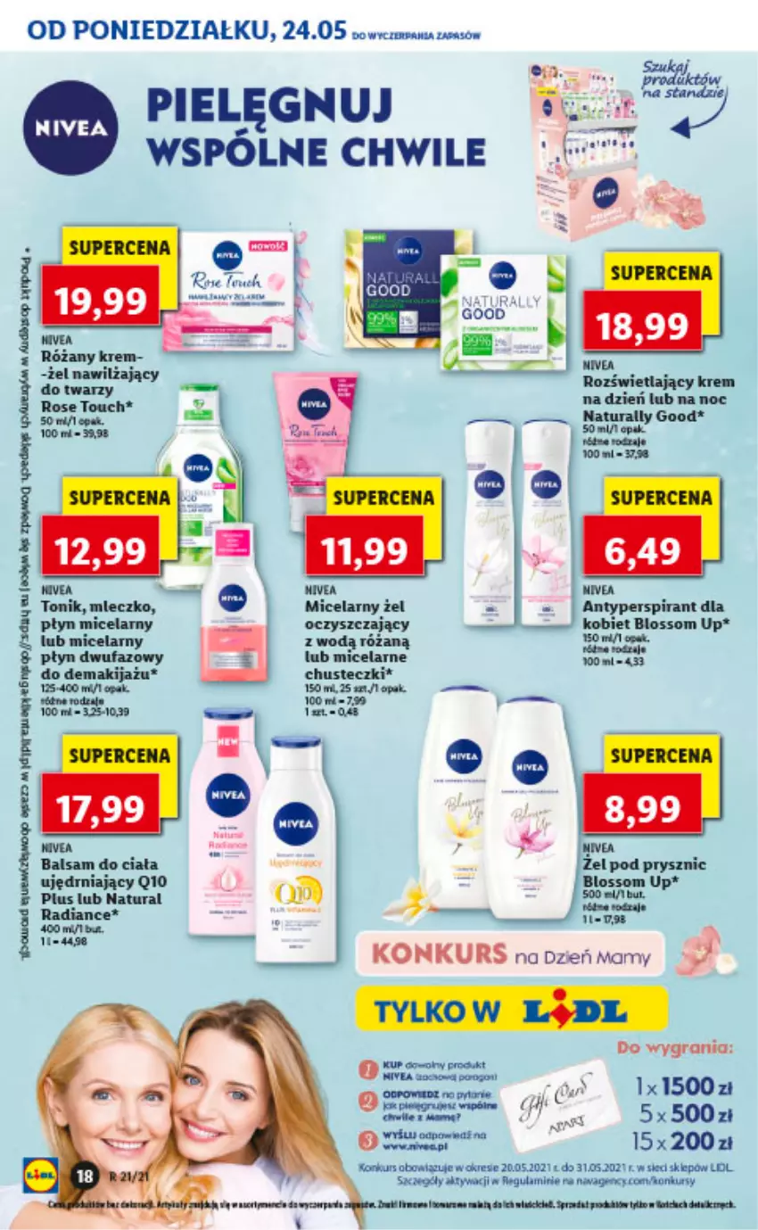 Gazetka promocyjna Lidl - KATALOG KOSMETYCZNY DROGERII LIDLA - ważna 20.05 do 26.05.2021 - strona 18 - produkty: Antyperspirant, Chusteczki, Fa, Gra, Krem na dzień, Makijaż, Róża