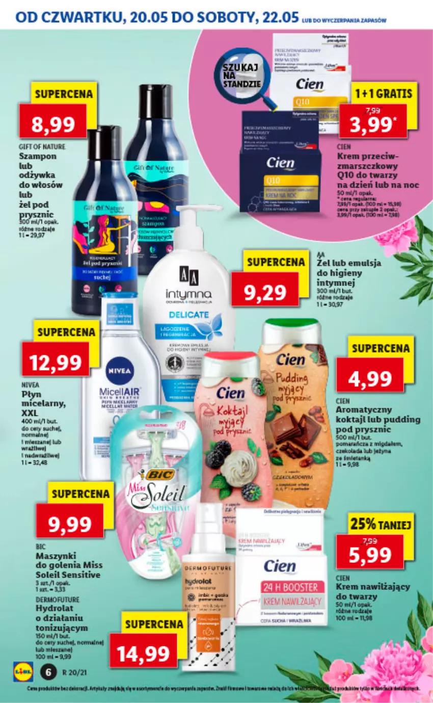 Gazetka promocyjna Lidl - KATALOG KOSMETYCZNY DROGERII LIDLA - ważna 20.05 do 26.05.2021 - strona 6 - produkty: Dermofuture, Emulsja, Fa