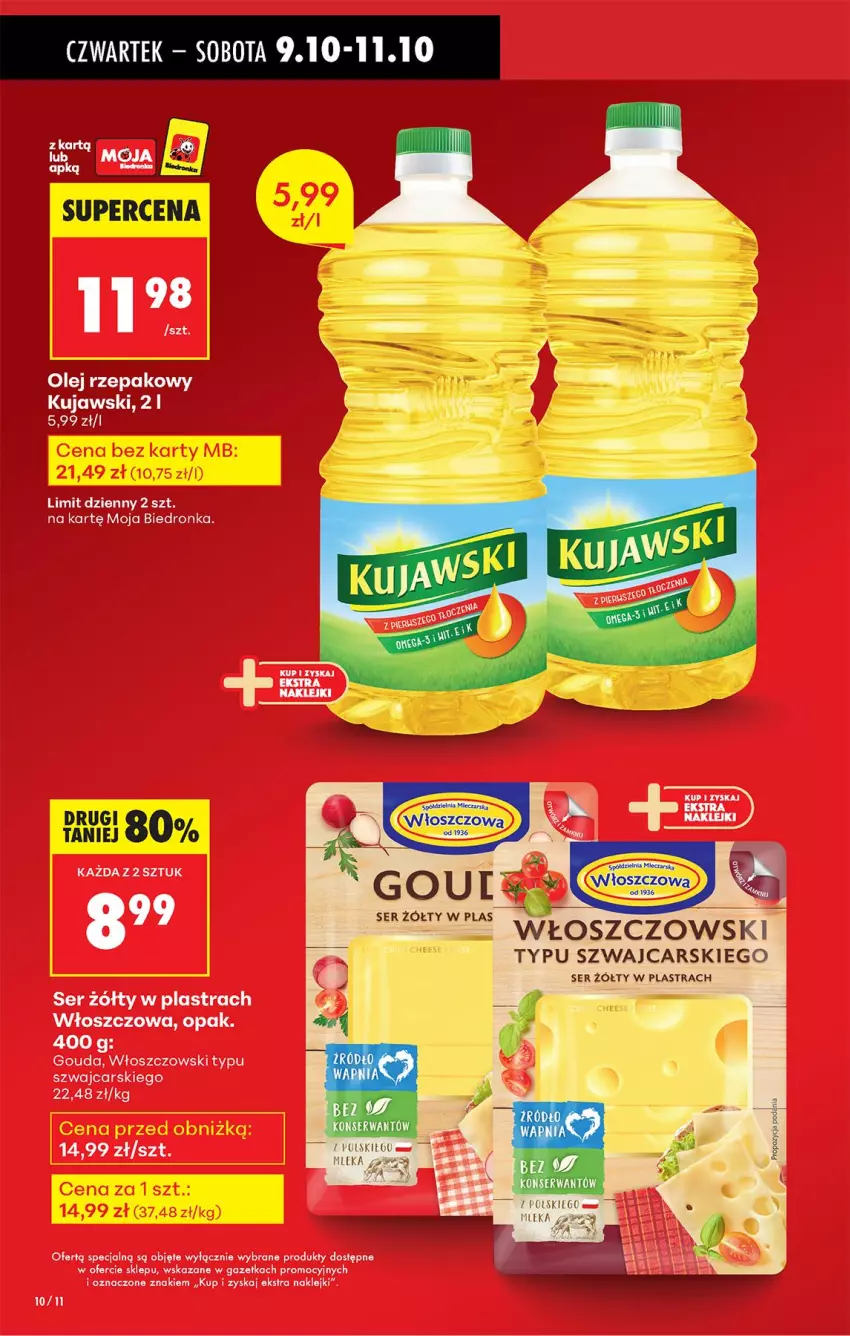 Gazetka promocyjna Biedronka - Od Czwartku - ważna 09.10 do 15.10.2025 - strona 12 - produkty: Cars, Gouda, Klej, Włoszczowski