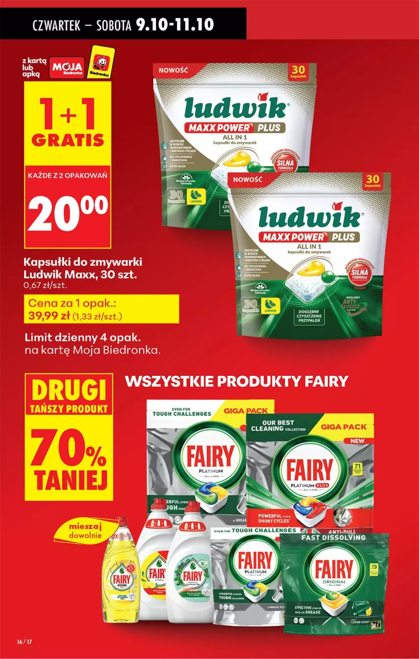 Gazetka promocyjna Biedronka - Od Czwartku - ważna 09.10 do 15.10.2025 - strona 18 - produkty: Fa, Fairy