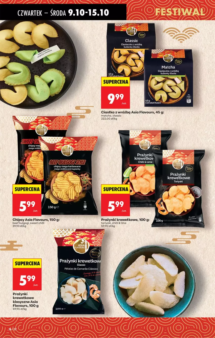 Gazetka promocyjna Biedronka - Od Czwartku - ważna 09.10 do 15.10.2025 - strona 42 - produkty: Chipsy, Ciastka, LG, Prazynki