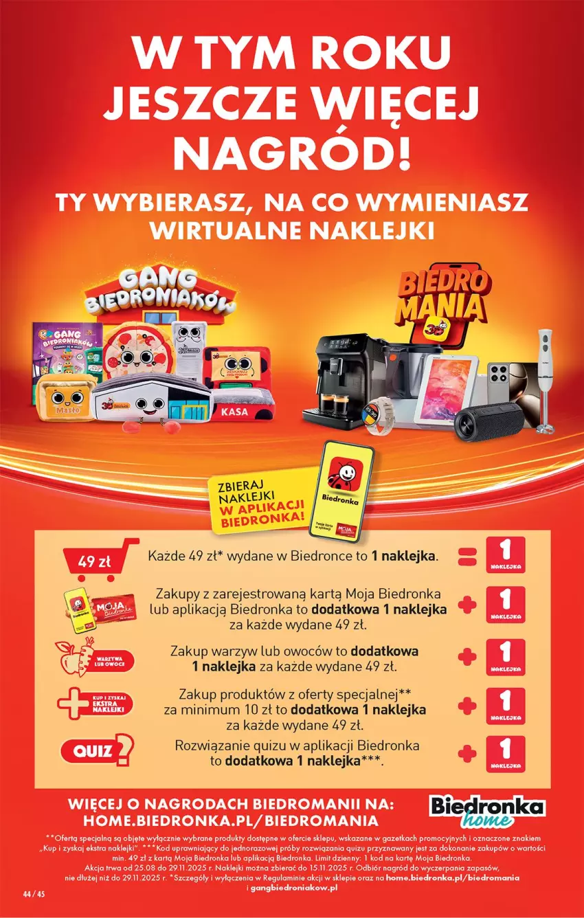 Gazetka promocyjna Biedronka - Od Czwartku - ważna 09.10 do 15.10.2025 - strona 52 - produkty: Fa, Klej, Quiz