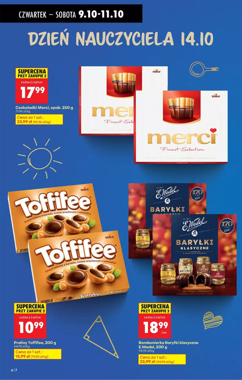 Gazetka promocyjna Biedronka - Od Czwartku - ważna 09.10 do 15.10.2025 - strona 8 - produkty: Merci, Praliny, Toffifee