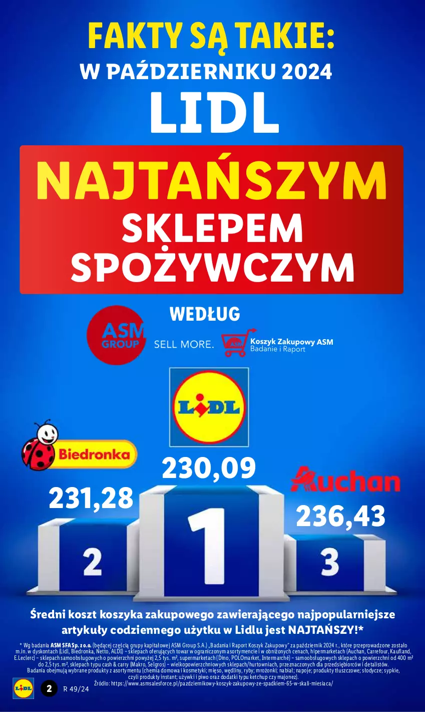 Gazetka promocyjna Lidl - GAZETKA - ważna 02.12 do 07.12.2024 - strona 2 - produkty: Fa, Gra, Ketchup, Kosz, LG, Majonez, Mięso, Napoje, Piwo, Por