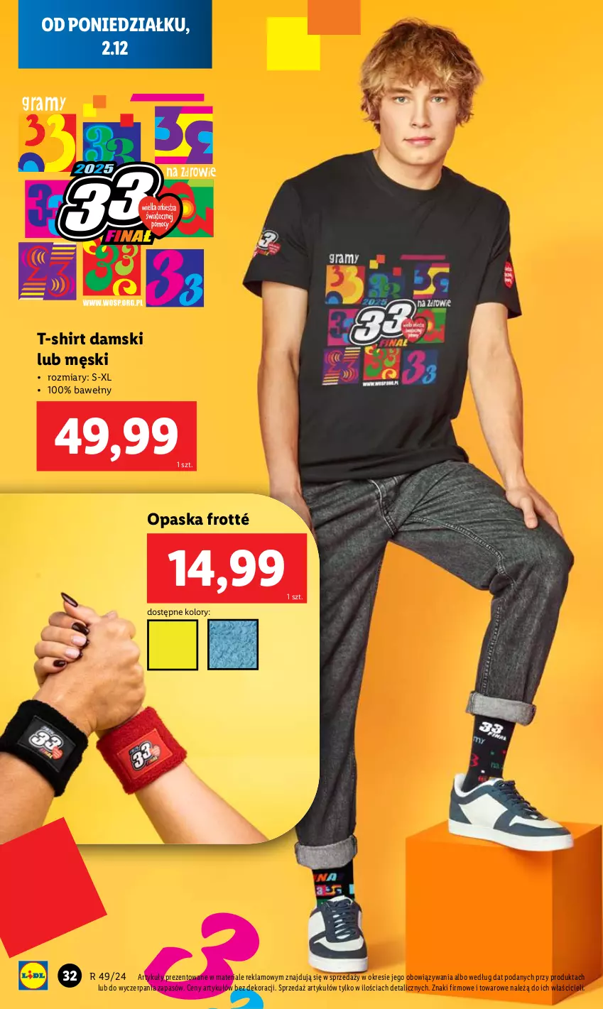 Gazetka promocyjna Lidl - GAZETKA - ważna 02.12 do 07.12.2024 - strona 36 - produkty: Opaska, T-shirt