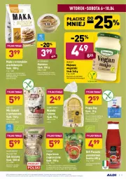 Gazetka promocyjna Aldi - ALE! CENA - Gazetka - ważna od 11.04 do 11.04.2021 - strona 11 - produkty: Majonez, Hummus, Sok, Ser, Ryż, Pur, Mus, Gry, Zupa, Tera, Mąka, Bazyl, Owoce, Deser, Dynią, Fa