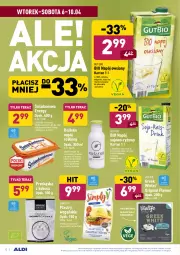 Gazetka promocyjna Aldi - ALE! CENA - Gazetka - ważna od 11.04 do 11.04.2021 - strona 12 - produkty: Piec, Ryż, Gin, Napój roślinny, Lodówka, Tera, Smoothie, Danio, Kakao, Napój, Olej, Kokos