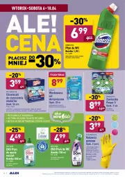Gazetka promocyjna Aldi - ALE! CENA - Gazetka - ważna od 11.04 do 11.04.2021 - strona 16 - produkty: Chusteczki do czyszczenia, Domestos, Do mycia naczyń, Telefon, Grzyby, Płyn do mycia naczyń, Tera, Nić dentystyczna, Rękawice, Chusteczki, Putzmeister, Płyn do wc, Płyn do mycia