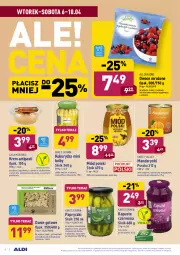 Gazetka promocyjna Aldi - ALE! CENA - Gazetka - ważna od 11.04 do 11.04.2021 - strona 6 - produkty: Mandarynki, All Seasons, Ser, Ryż, Mus, Truskawki, Kawa, Tera, Maliny, Miód, Wołowina, Feta, Owoce, King’s Crown, Grill, Nektar, Kukurydza, Danie gotowe