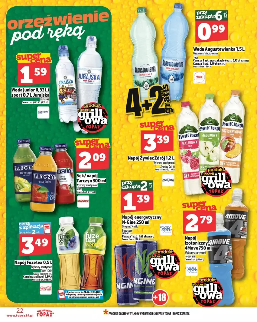 Gazetka promocyjna Topaz - ważna 15.05 do 21.05.2025 - strona 15 - produkty: Top