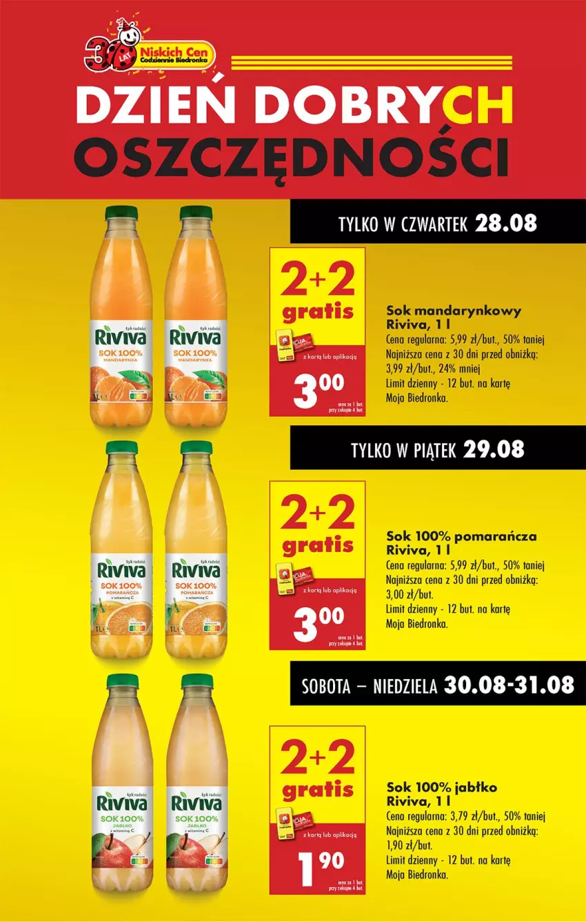 Gazetka promocyjna Biedronka - Od Czwartku - ważna 28.08 do 03.09.2025 - strona 11 - produkty: Sok