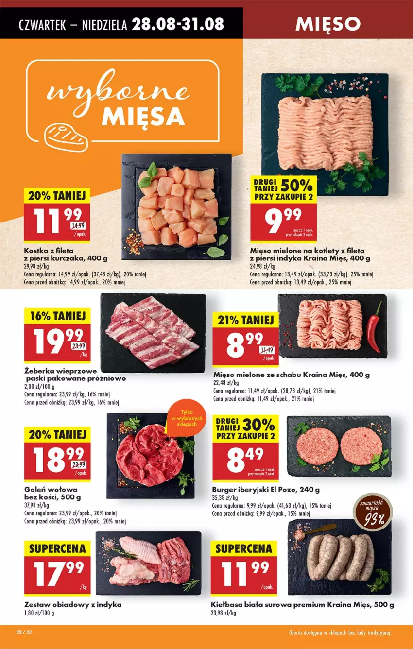 Gazetka promocyjna Biedronka - Od Czwartku - ważna 28.08 do 03.09.2025 - strona 36 - produkty: Burger, Kotlet, Kurczak, Mięso, Mięso mielone