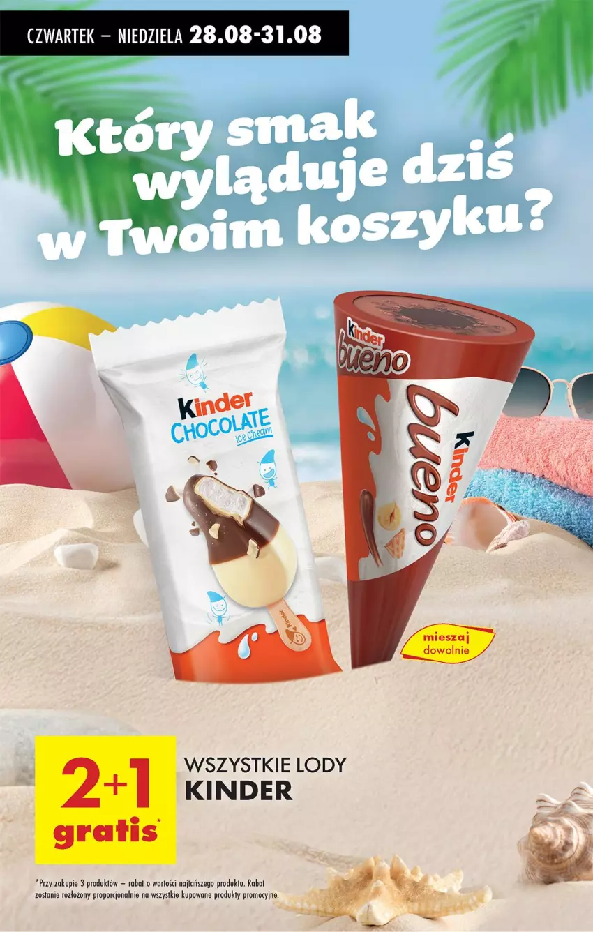 Gazetka promocyjna Biedronka - Od Czwartku - ważna 28.08 do 03.09.2025 - strona 51 - produkty: Kinder, Lody, Por