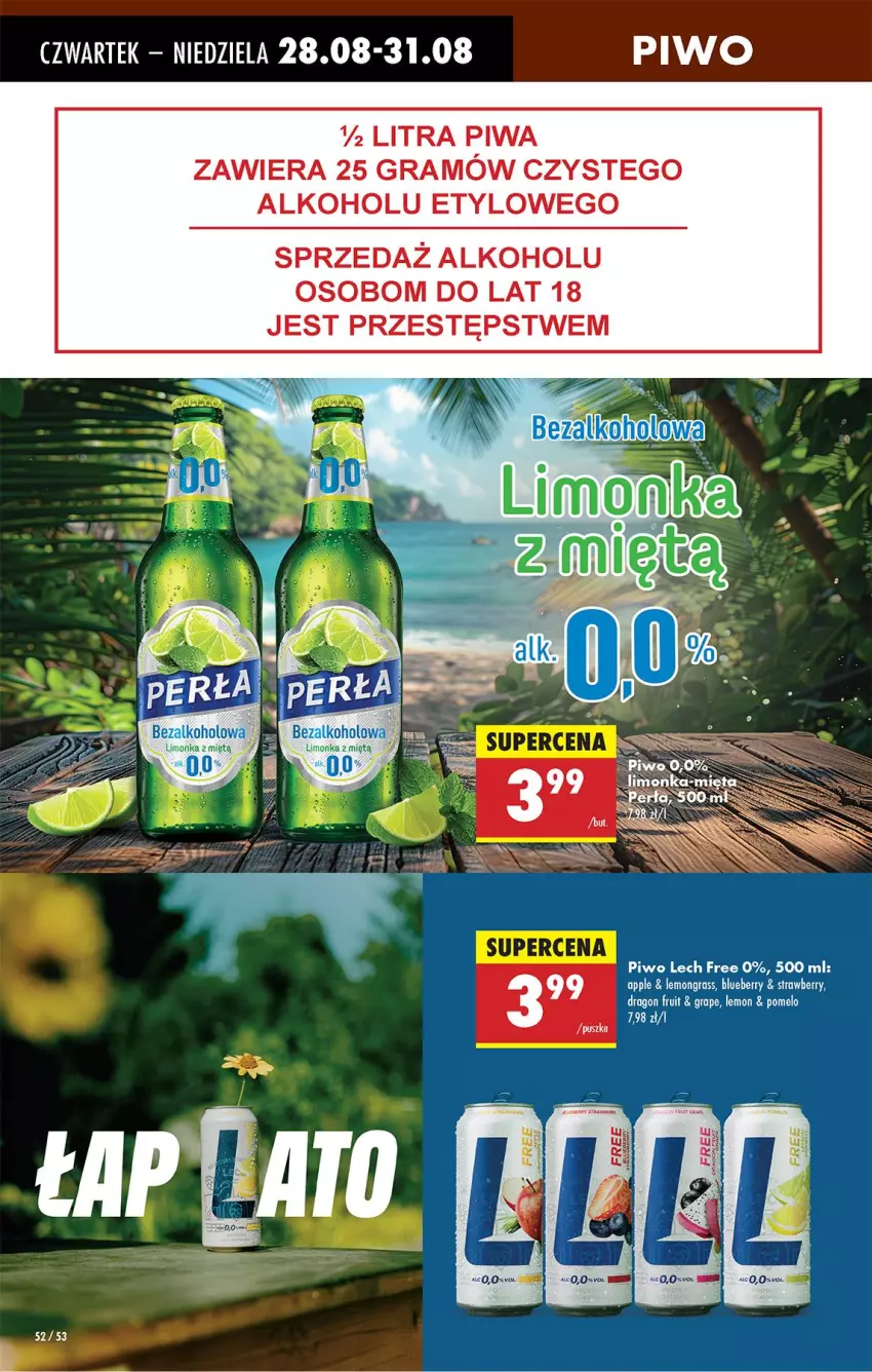 Gazetka promocyjna Biedronka - Od Czwartku - ważna 28.08 do 03.09.2025 - strona 60 - produkty: Gra, Limonka, Mięta, Piwa