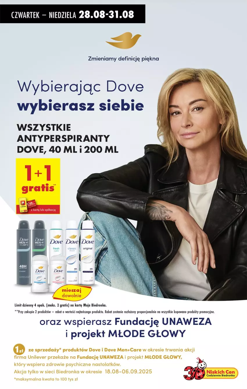 Gazetka promocyjna Biedronka - Od Czwartku - ważna 28.08 do 03.09.2025 - strona 66 - produkty: Antyperspirant, Dove, Gra, Por