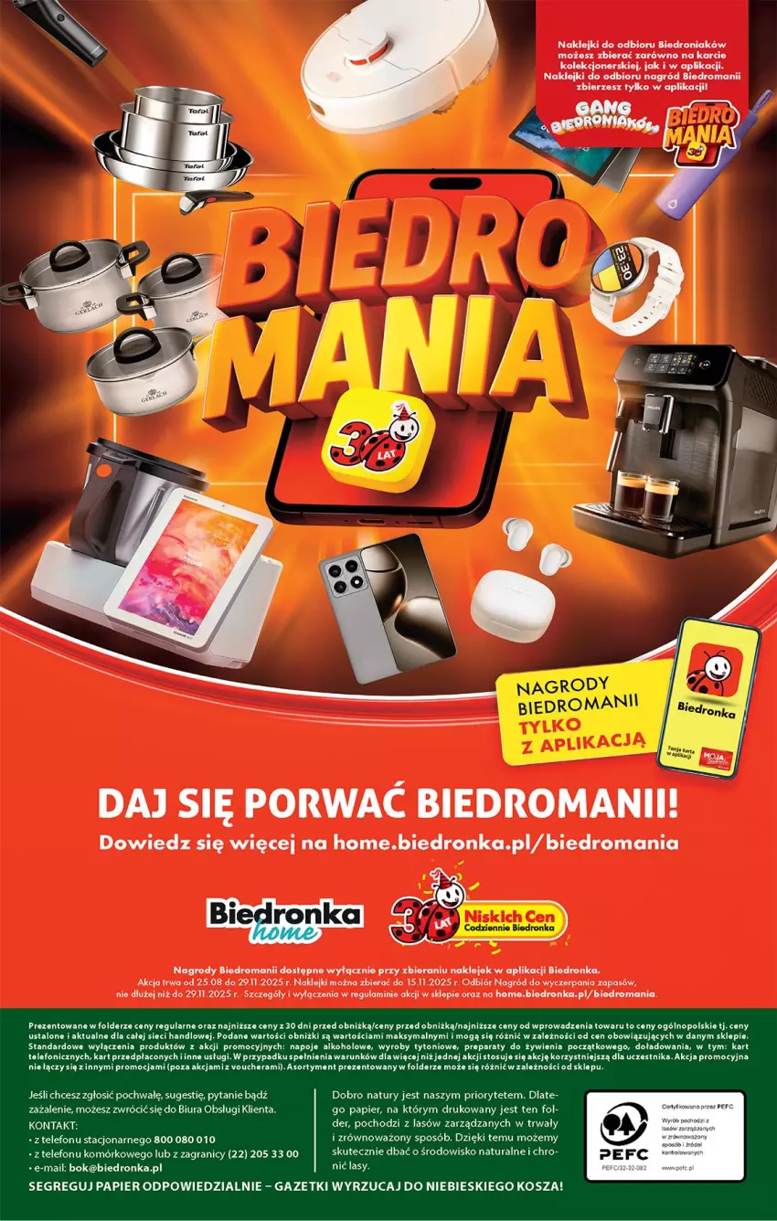 Gazetka promocyjna Biedronka - Od Czwartku - ważna 28.08 do 03.09.2025 - strona 74 - produkty: Gra, Klej, Kosz, Napoje, Papier, Por, Telefon