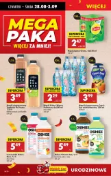 Gazetka promocyjna Biedronka - Od Czwartku - Gazetka - ważna od 03.09 do 03.09.2025 - strona 42 - produkty: Por, Lemoniada, Kaktus, Lipton, Tymbark, Oshee, Napój niegazowany, Arbuz, Mango, Napój, Mięta, Fa