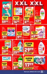 Gazetka promocyjna Aldi - Pełna oferta - Gazetka - ważna od 13.01 do 13.01.2024 - strona 15 - produkty: Mydło w płynie, Puf, Palmolive, Pampers, Papier, Płyn do mycia podłóg, Bell, Tablet, Proszek do prania, Papier toaletowy, Płyn do płukania, Ręcznik, Rolki, Chusteczki, Dzieci, Bella, Płyn do mycia, Mydło, Zmywarki, Wkładki, Tabletki do zmywarki