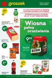 Gazetka promocyjna Groszek - Gazetka - Gazetka - ważna od 20.04 do 20.04.2021 - strona 1 - produkty: Piwa, Piwo, Ser, Gra, Jogurt, Kiwi, Coca-Cola, Activia, Gouda, Napój, Pomidory