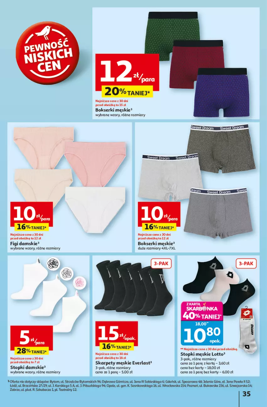Gazetka promocyjna Auchan - Odlotowe ceny na start szkoły Hipermarket - ważna 28.08 do 03.09.2025 - strona 35 - produkty: Acer, Bokserki, Cars, Figi, Karp, Ser, Sos, Top