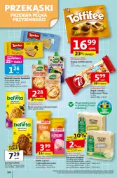 Gazetka promocyjna Auchan - Odlotowe ceny na start szkoły Hipermarket - Gazetka - ważna od 03.09 do 03.09.2025 - strona 14 - produkty: BelVita, Piec, Ciastka, Ser, Ryż, Praliny, Wafelek, Chrupki, Wafle, 7 Days, Pieczywo chrupkie, Pieczywo, Toffifee, Deser, Kakao, Jabłka, Fa