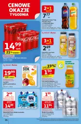 Gazetka promocyjna Auchan - Odlotowe ceny na start szkoły Hipermarket - Gazetka - ważna od 03.09 do 03.09.2025 - strona 24 - produkty: Nałęczowianka, Sok, Gra, Mirinda, Pepsi, Napój gazowany, Smoothie, Woda, Napój, Cisowianka
