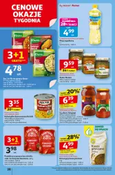 Gazetka promocyjna Auchan - Odlotowe ceny na start szkoły Hipermarket - Gazetka - ważna od 03.09 do 03.09.2025 - strona 28 - produkty: Dawtona, Sos, Ser, Gin, Gry, Kukurydza konserwowa, Pesto, Rolnik, Olej rzepakowy, Monini, Kasza, Olej, Pomidory, Kasza gryczana, Kukurydza