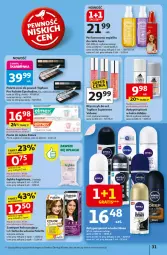 Gazetka promocyjna Auchan - Odlotowe ceny na start szkoły Hipermarket - Gazetka - ważna od 03.09 do 03.09.2025 - strona 31 - produkty: Palette, Top, Gra, Błyszczyk do ust, Perfum, Adidas, Szampon, Elmex, Antyperspirant, Farba do włosów, Fa