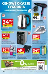 Gazetka promocyjna Auchan - Odlotowe ceny na start szkoły Hipermarket - Gazetka - ważna od 03.09 do 03.09.2025 - strona 36 - produkty: Top, Por, Gra, Waga łazienkowa, Czajnik, Kosz, Aquaphor, Tefal, Virtu, Grzałka, Oshee, Suszarka, Zelmer, Waga, Magnez, Fa