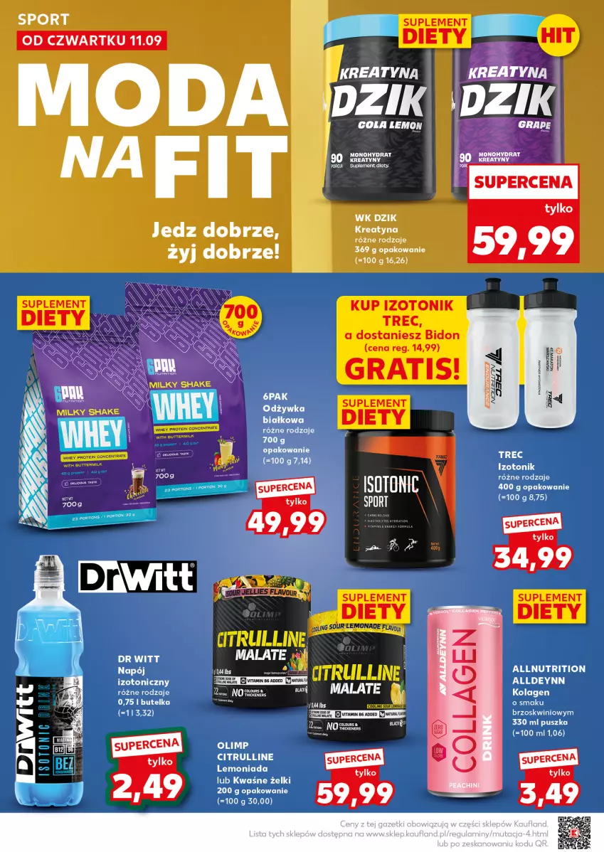 Gazetka promocyjna Kaufland - Mocny Start - ważna 15.09 do 17.09.2025 - strona 16 - produkty: Gra, Kolagen, Lemoniada, Napój, Por, Sport, Suplement diety, Tonik