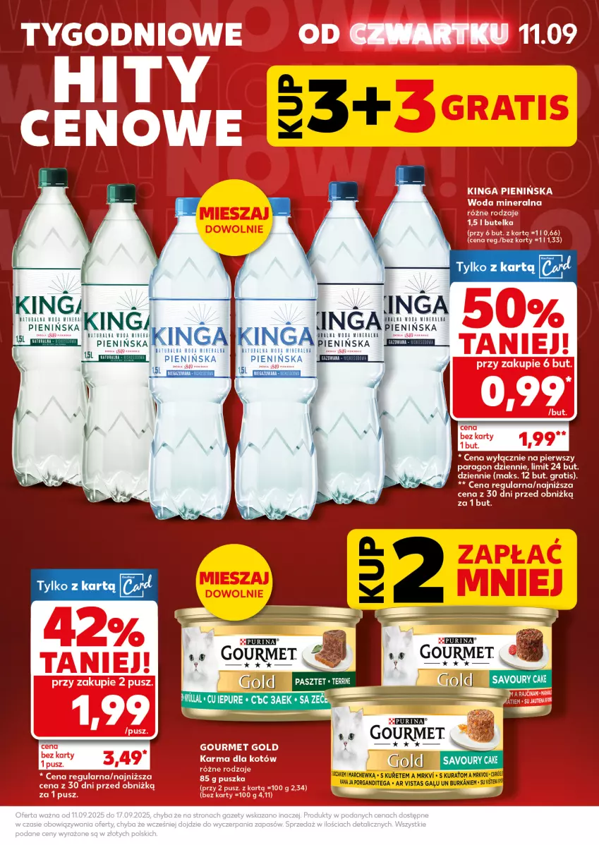 Gazetka promocyjna Kaufland - Mocny Start - ważna 15.09 do 17.09.2025 - strona 7 - produkty: Por, Pur, Purina, Woda, Woda mineralna