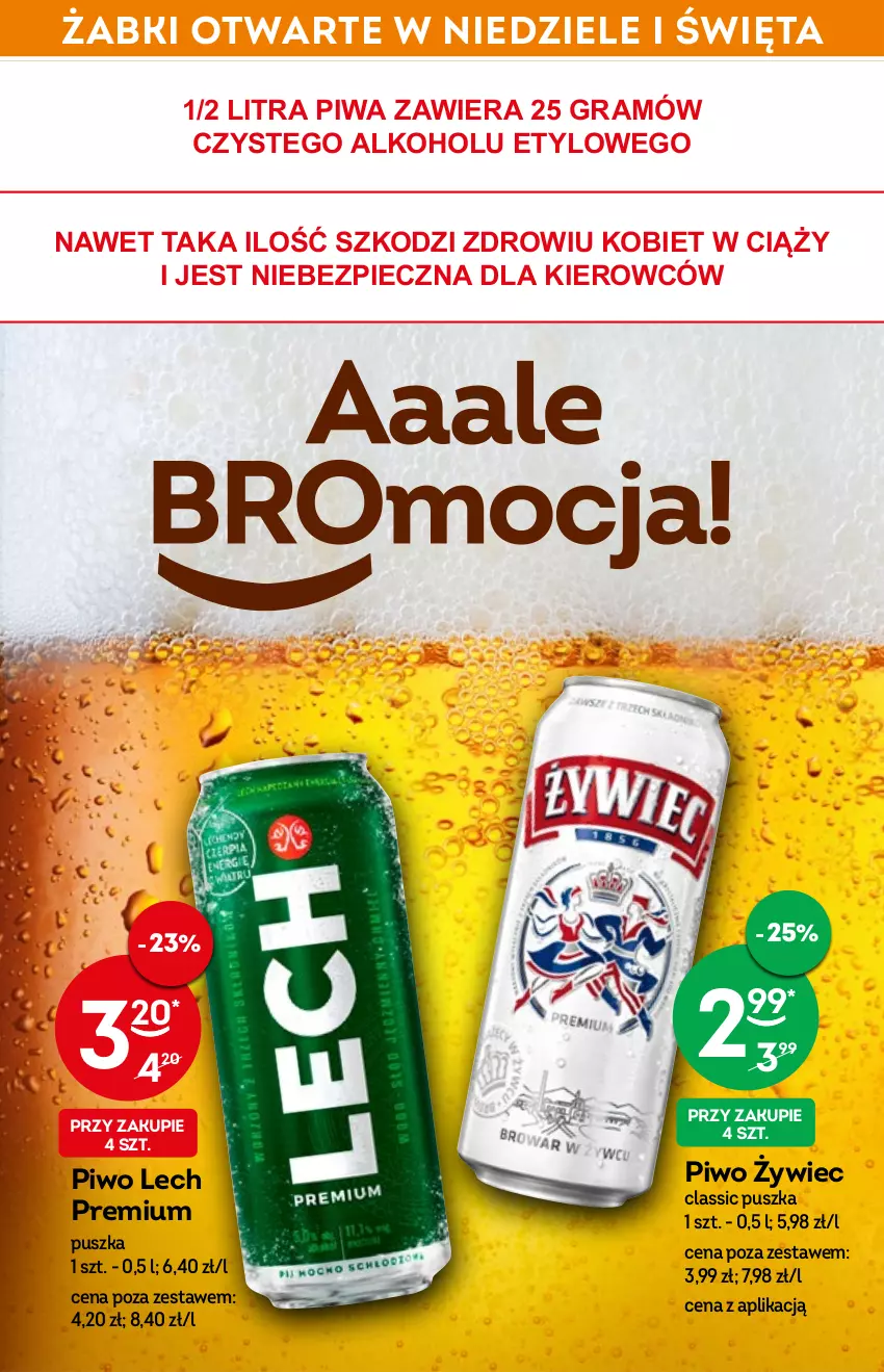 Gazetka promocyjna Żabka - ważna 13.04 do 19.04.2022 - strona 24 - produkty: Gra, Lech Premium, Piec, Piwa, Piwo