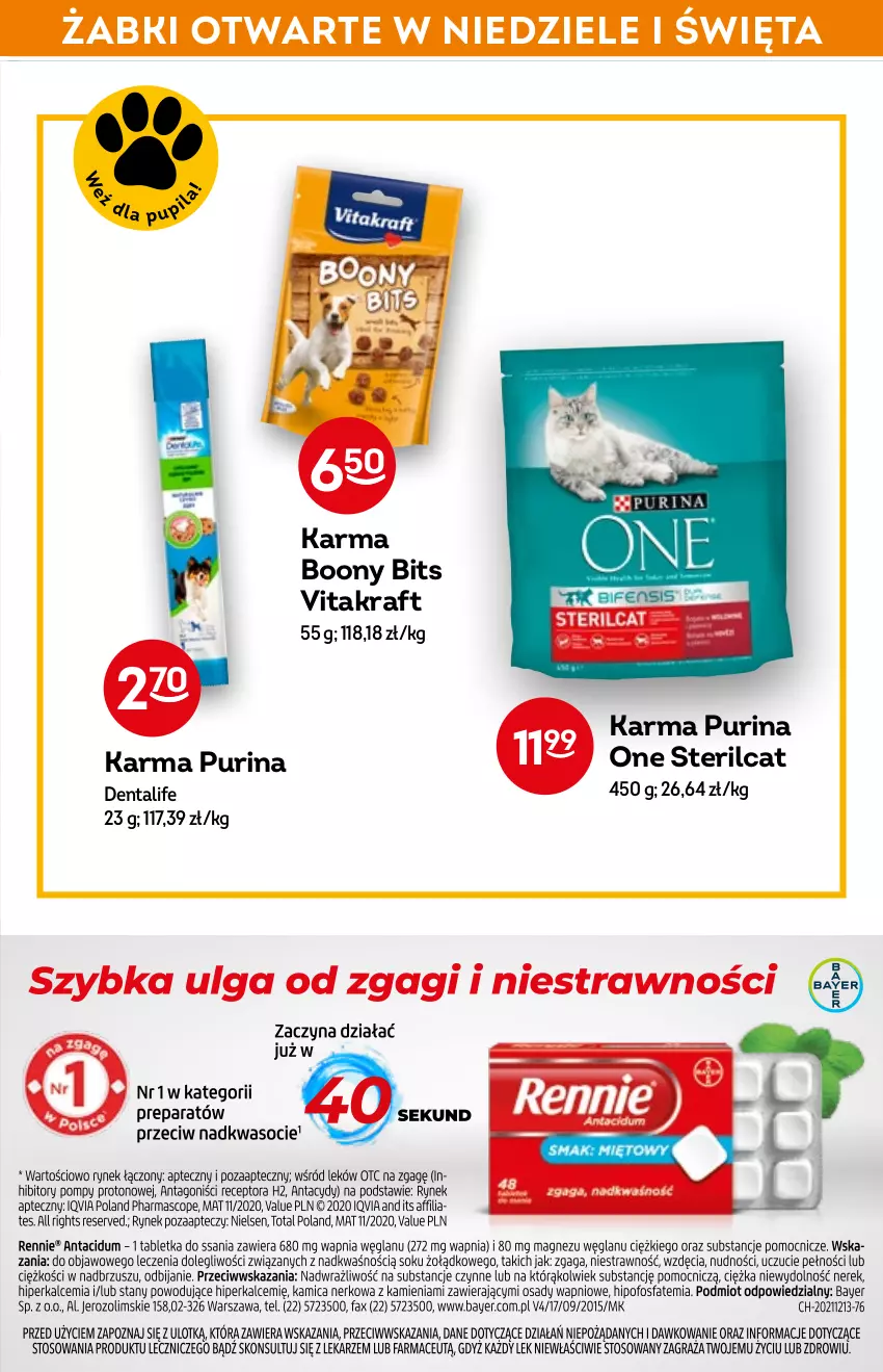 Gazetka promocyjna Żabka - ważna 13.04 do 19.04.2022 - strona 49 - produkty: Pur, Purina, Vitakraft