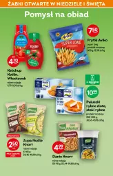 Gazetka promocyjna Żabka - Gazetka - ważna od 19.04 do 19.04.2022 - strona 37 - produkty: Ketchup, Zupa, Stek, Paluszki rybne, Kotlin, Frytki, Knorr
