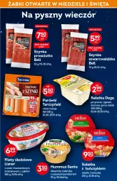 Gazetka promocyjna Żabka - Gazetka - ważna od 19.04 do 19.04.2022 - strona 47 - produkty: Sałatka, Hummus, Sos, Mus, Bell, Parówki, Prosciutto, Sante, Dega, Sałat, Szynka, Tarczyński, Tuńczyk, Kebab, Gyros, Lisner