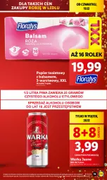 Gazetka promocyjna Lidl - GAZETKA - Gazetka - ważna od 22.12 do 22.12.2024 - strona 19 - produkty: Piwa, Gra, Papier, Warka, Papier toaletowy