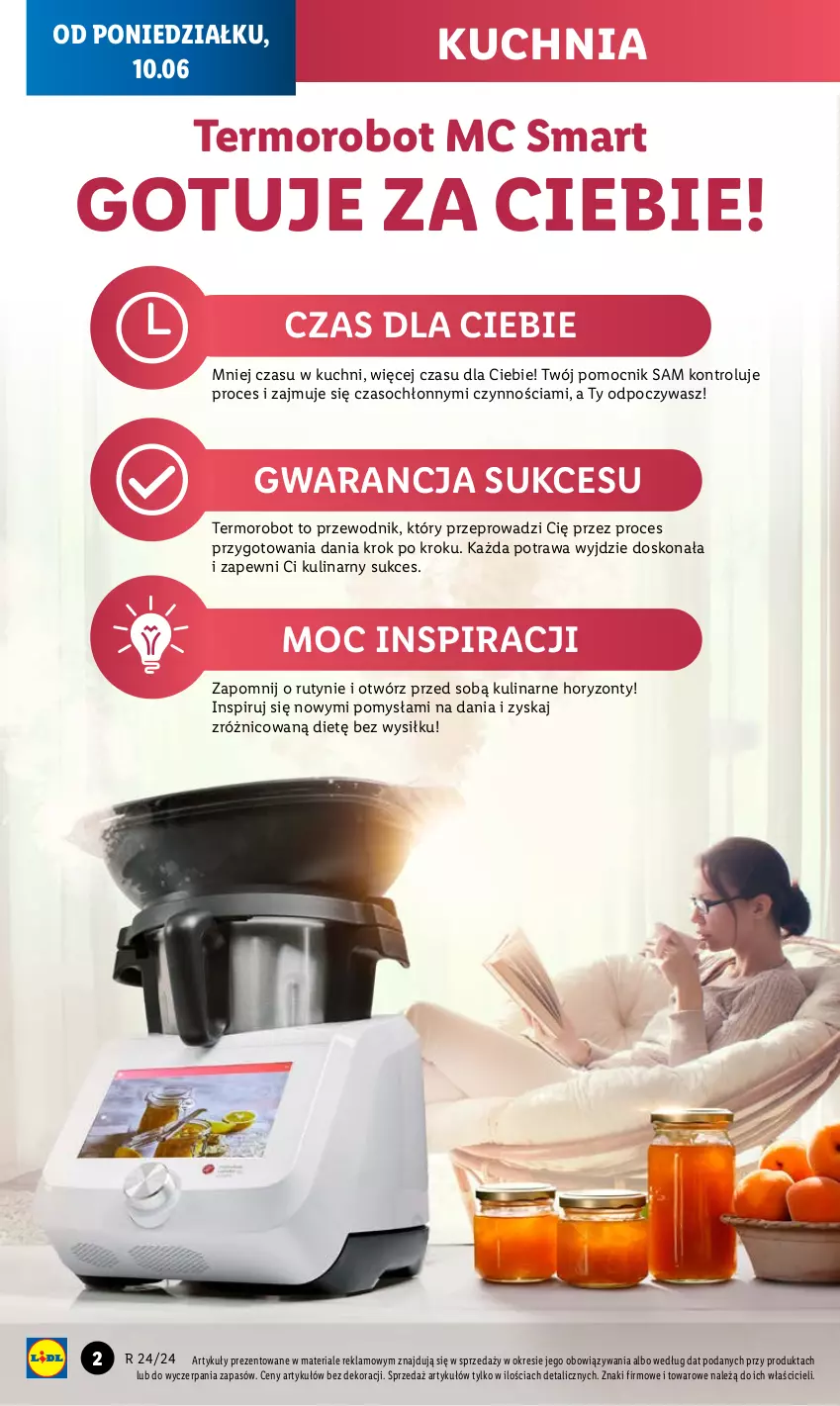 Gazetka promocyjna Lidl - GAZETKA - ważna 10.06 do 15.06.2024 - strona 4 - produkty: Kuchnia, Przewodnik, Robot