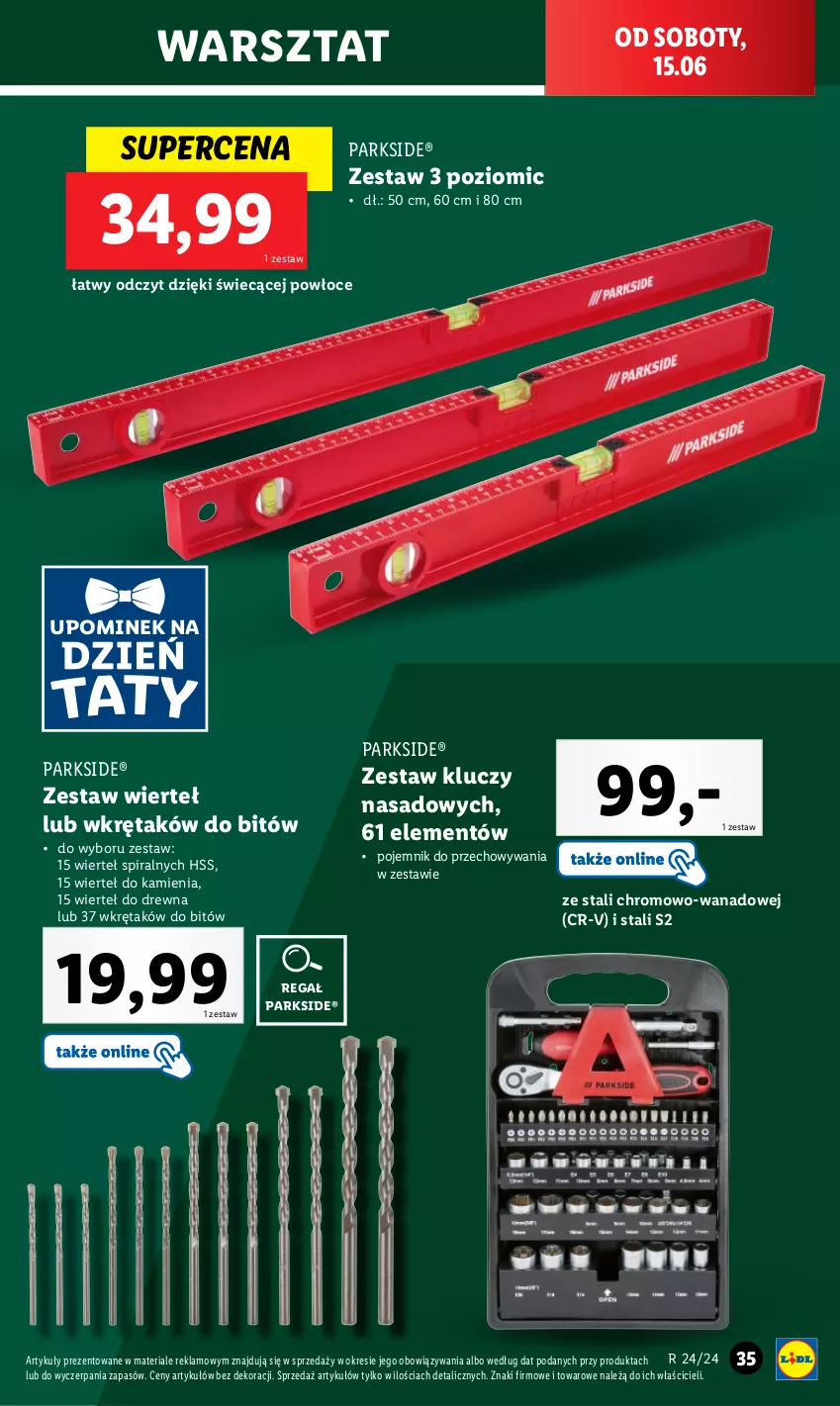 Gazetka promocyjna Lidl - GAZETKA - ważna 10.06 do 15.06.2024 - strona 43 - produkty: Parkside, Pojemnik, Pojemnik do przechowywania, Regał, Wkręt, Zestaw kluczy, Zestaw kluczy nasadowych, Zestaw wierteł