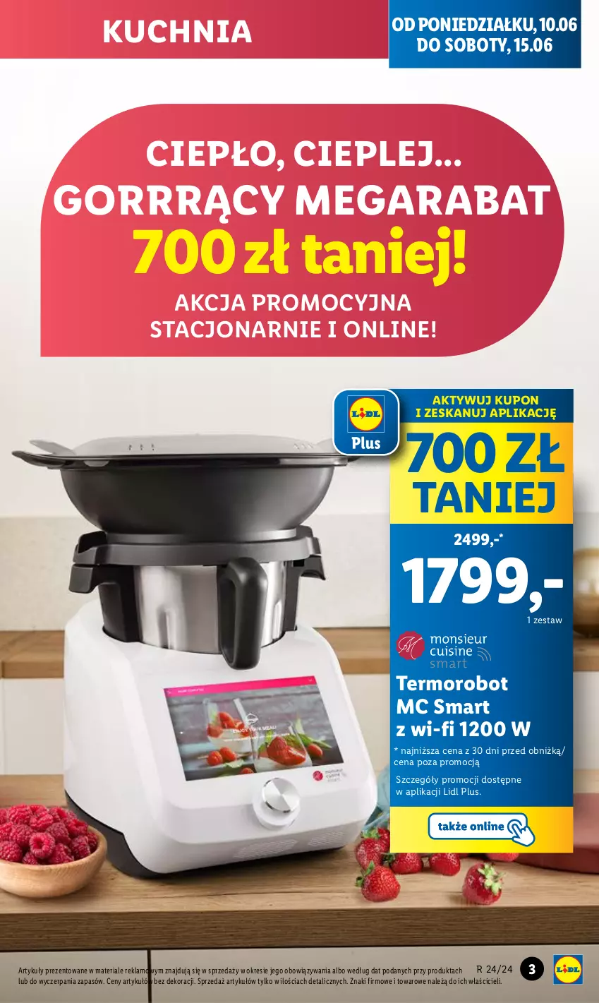 Gazetka promocyjna Lidl - GAZETKA - ważna 10.06 do 15.06.2024 - strona 5 - produkty: Kuchnia, Robot