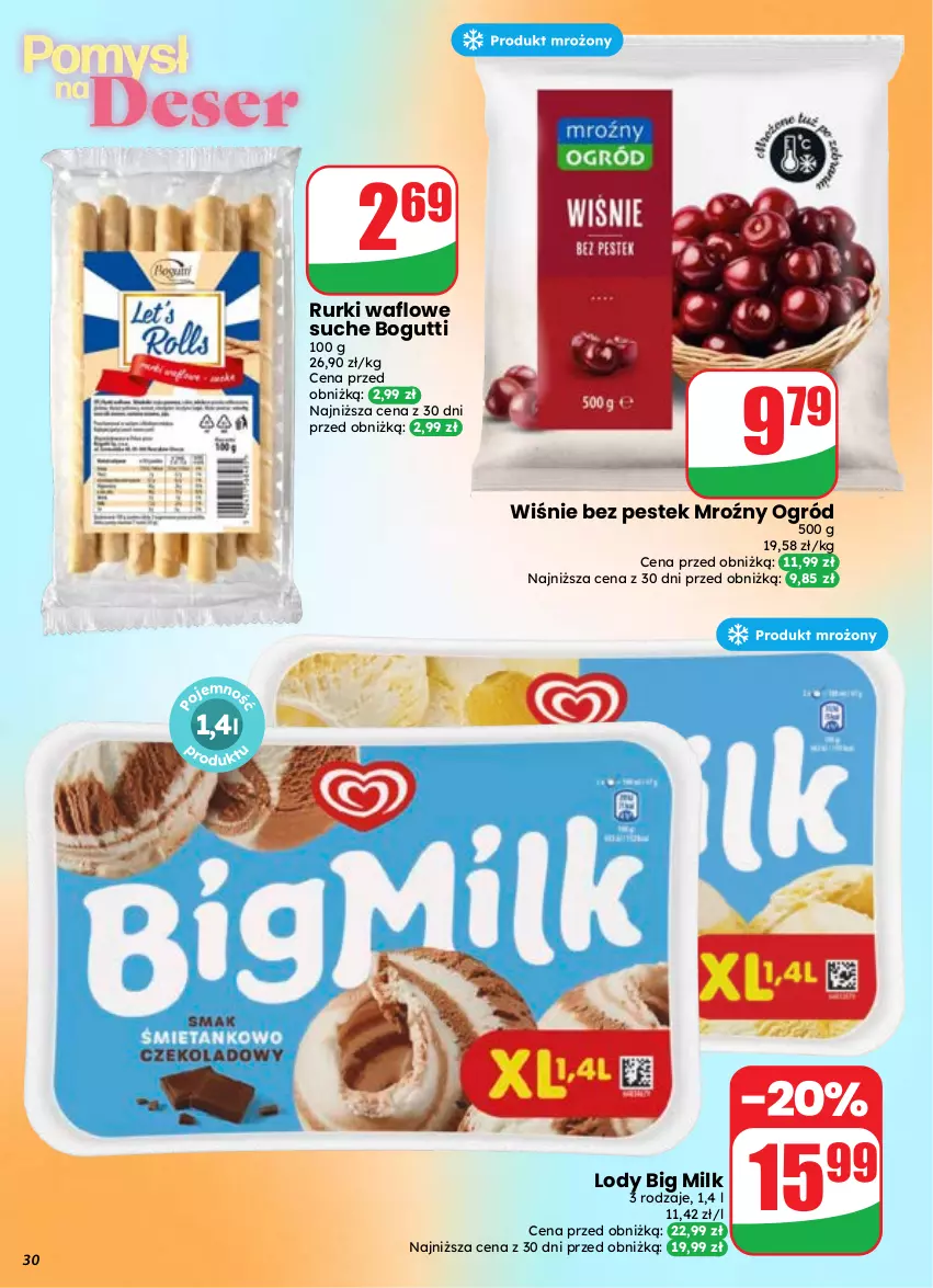 Gazetka promocyjna Dino - Gazetka 37 / 2026 - ważna 09.09 do 15.09.2026 - strona 30 - produkty: Big Milk, Lody, Ogród, Rurki, Stek