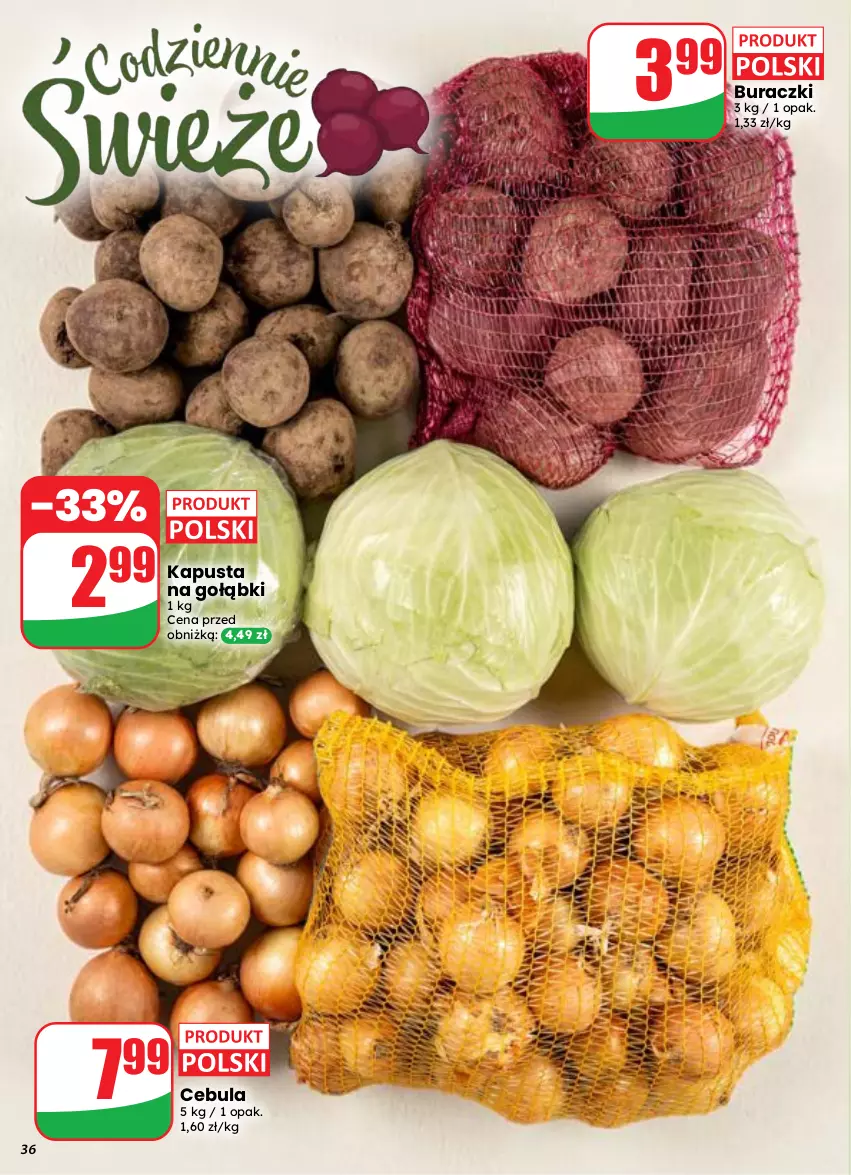 Gazetka promocyjna Dino - Gazetka 37 / 2026 - ważna 09.09 do 15.09.2026 - strona 36 - produkty: Buraczki, Cebula