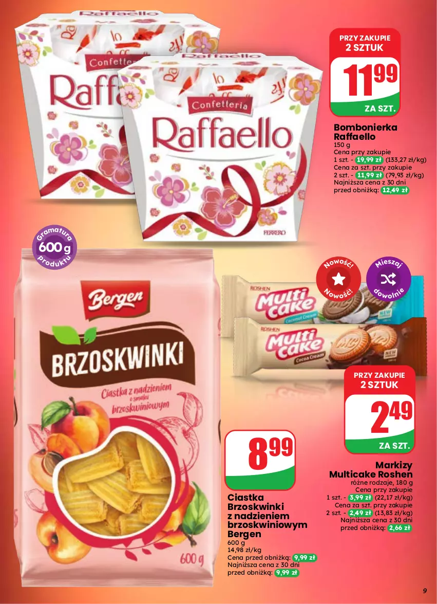 Gazetka promocyjna Dino - Gazetka 37 / 2026 - ważna 09.09 do 15.09.2026 - strona 9 - produkty: Ciastka, Fa, Raffaello