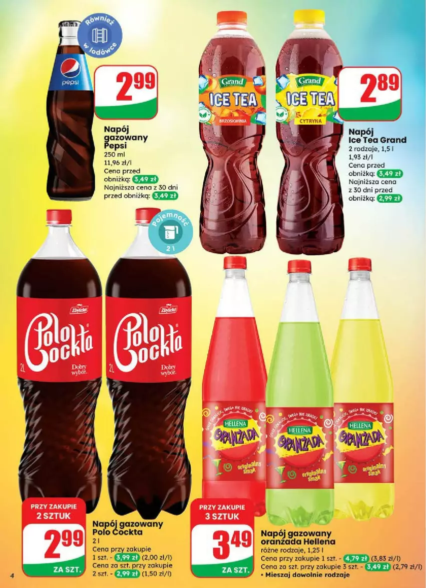 Gazetka promocyjna Dino - ważna 18.06 do 24.06.2025 - strona 34 - produkty: Gra, Hellena, Napój, Napój gazowany, Oranżada