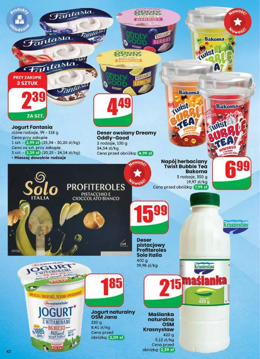 Gazetka promocyjna Dino - ważna 18.06 do 24.06.2025 - strona 37 - produkty: Bakoma, Deser, Fa, Fanta, Jogurt, Napój, Ser