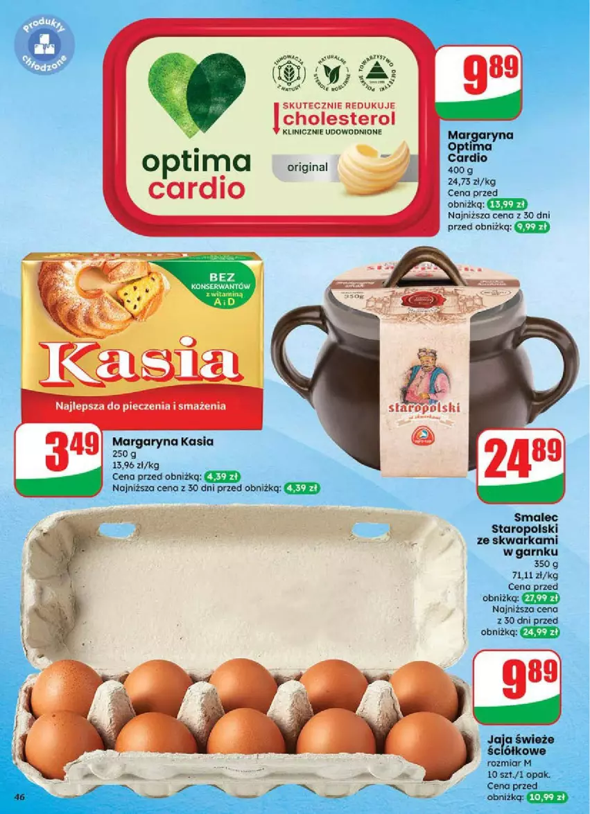 Gazetka promocyjna Dino - ważna 18.06 do 24.06.2025 - strona 41 - produkty: Gin, Jaja, Kasia, Margaryna, Optima, Optima Cardio, Piec, Smalec, Warka