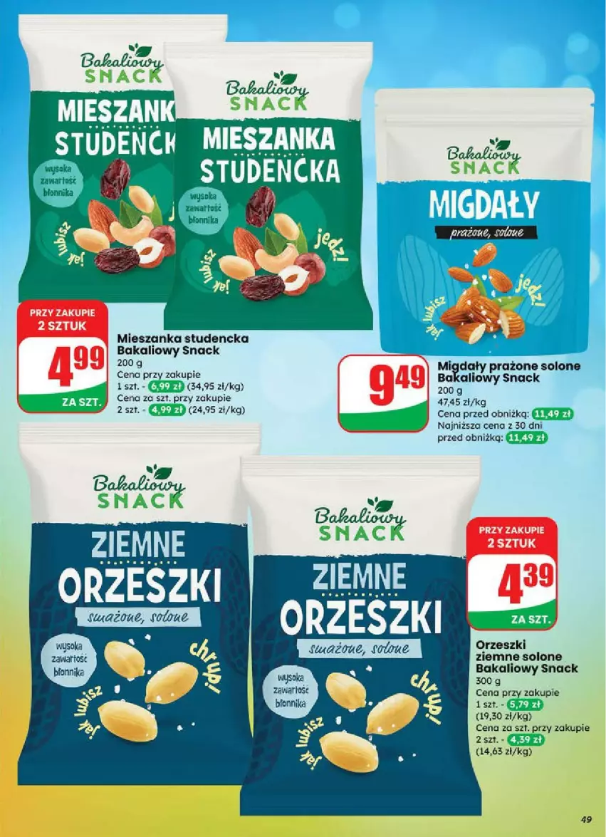 Gazetka promocyjna Dino - ważna 18.06 do 24.06.2025 - strona 44 - produkty: Mieszanka studencka, Orzeszki, Orzeszki ziemne, Sok