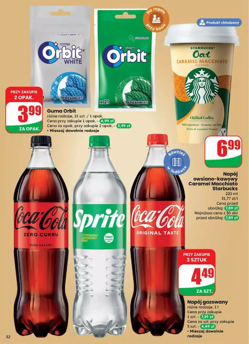 Gazetka promocyjna Dino - ważna 18.06 do 24.06.2025 - strona 48 - produkty: Chia, Napój, Napój gazowany, Orbit