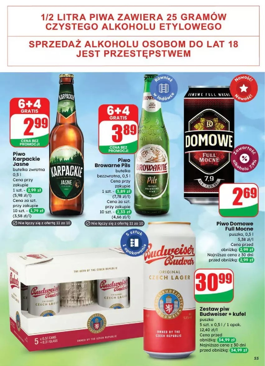 Gazetka promocyjna Dino - ważna 18.06 do 24.06.2025 - strona 51 - produkty: Gin, Gra, Karp, Piwa, Piwo, Piwo jasne, Ser