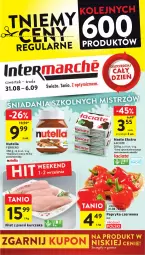 Gazetka promocyjna Intermarche - Gazetka Intermarche - Gazetka - ważna od 06.09 do 06.09.2023 - strona 1 - produkty: Kurczak, Nutella, Filet z piersi kurczaka, Papryka czerwona, Papryka, Ferrero, Masło, Olej