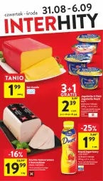 Gazetka promocyjna Intermarche - Gazetka Intermarche - Gazetka - ważna od 06.09 do 06.09.2023 - strona 4 - produkty: Kurczak, Ser, Mus, Gra, Zott, Bell, Jogurt, Madej Wróbel, Napój jogurtowy, Szynka konserwowa, Szynka, Bella, Gouda, Jogobella, Napój